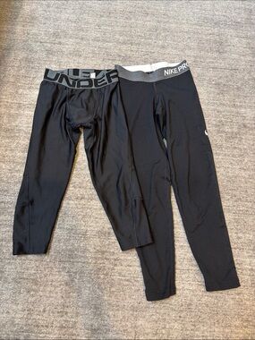 2 pairs boys compression tights